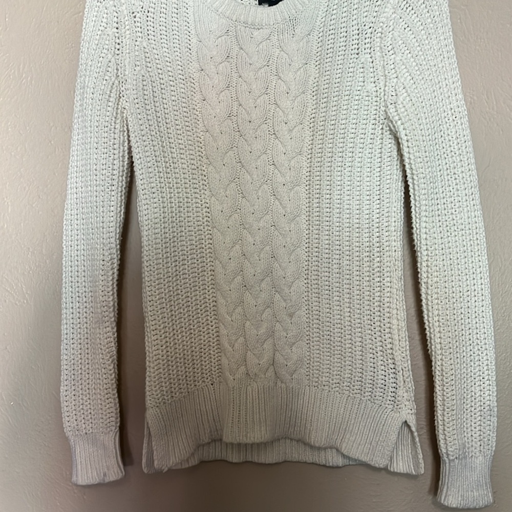 Nautica Womens Sweater Size Small Mixed Cable Knit Long Sleeve - Picture 3 of 9